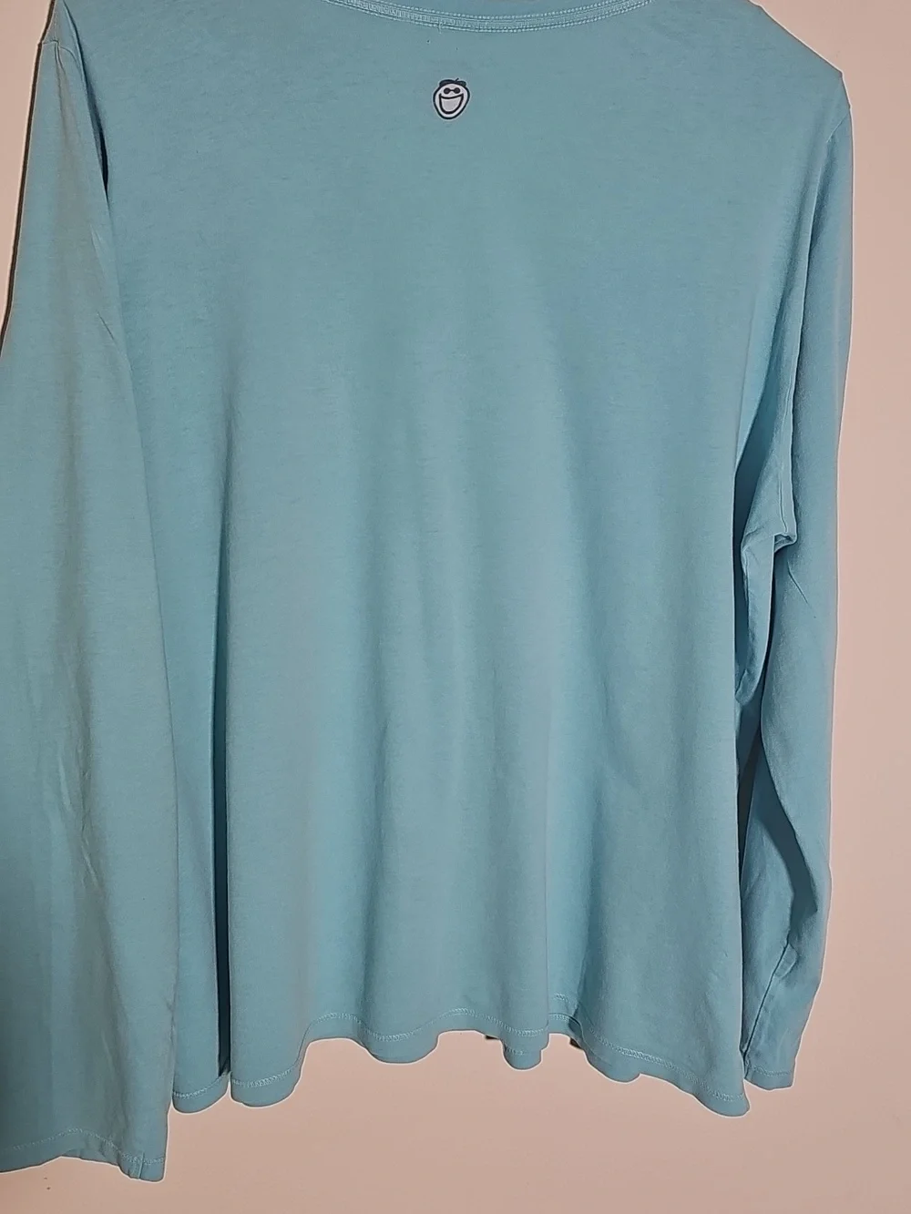 Life Is Good Sky Blue V-Neck Long Sleeve Tee with Tree Graphic. Size XL - Picture 4 of 6